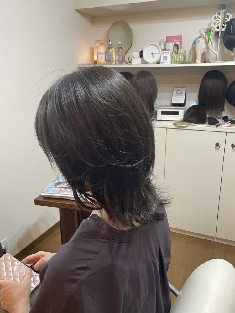 大きめサイズの医療用ウィッグ | 医療用ウィッグのスリール 美容室で
